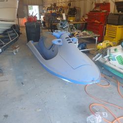 Two Waverunners Polaris  And Skidoo