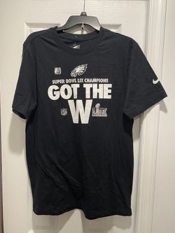NIKE PHILADELPHIA EAGLES BLACK 2024 SUPER BOWL CHAMPIONS PARADE Size M