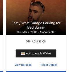 Bad bunny Most Wanted Your Tickets