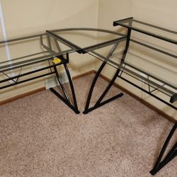 Glass Computer Desk