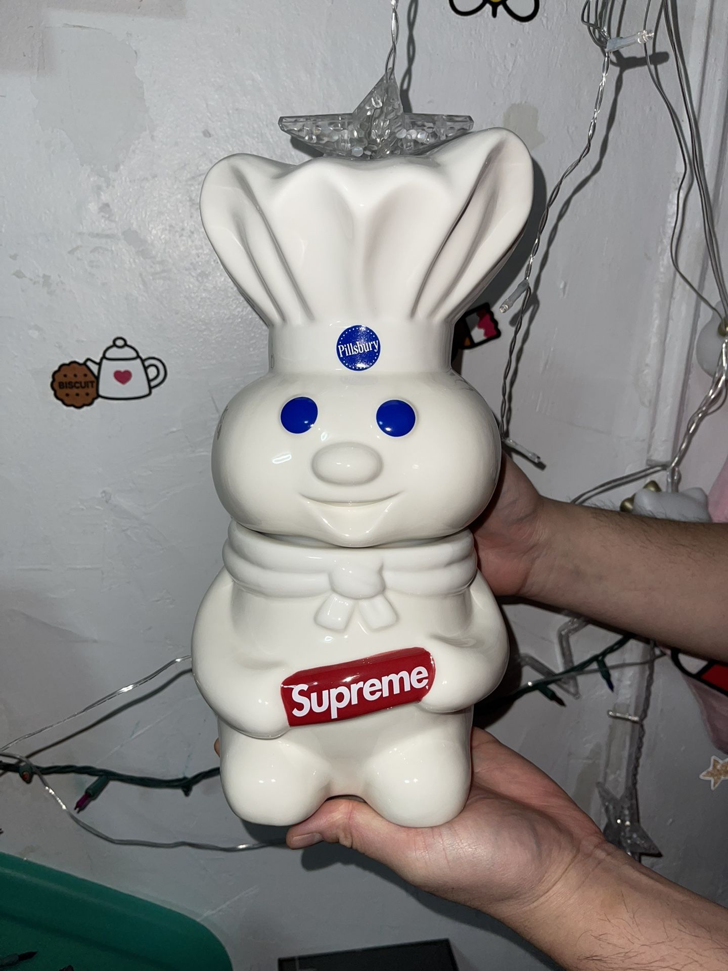 SUPREME PILLSBURY DOUGHBOY COOKIE JAR