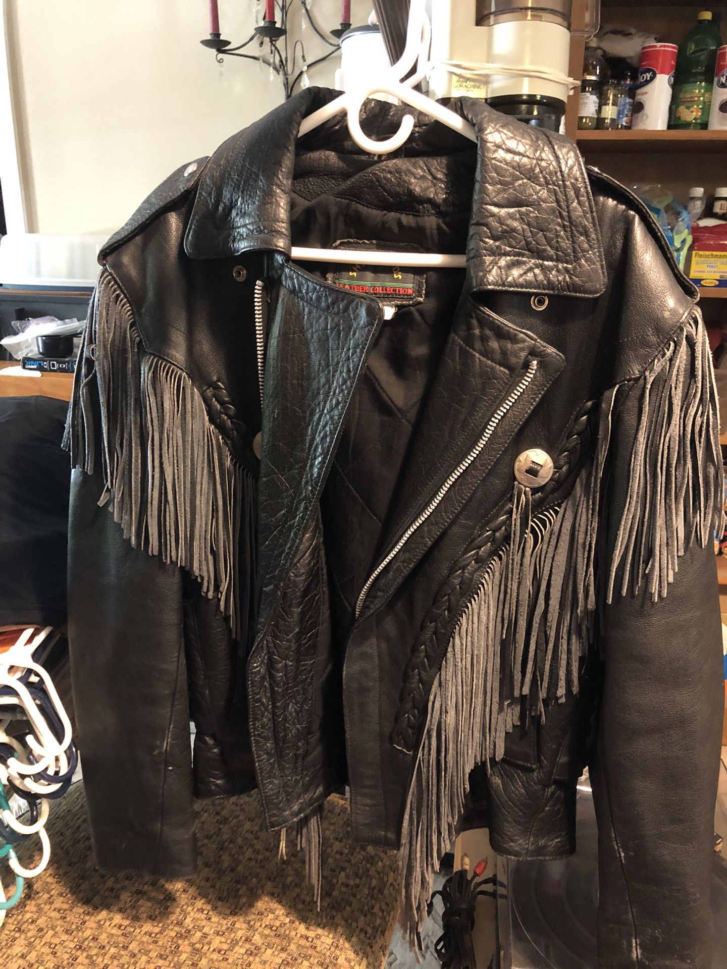 Women’s Black Leather Jacket 
