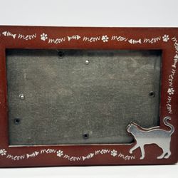 Cat Meow Picture Frame