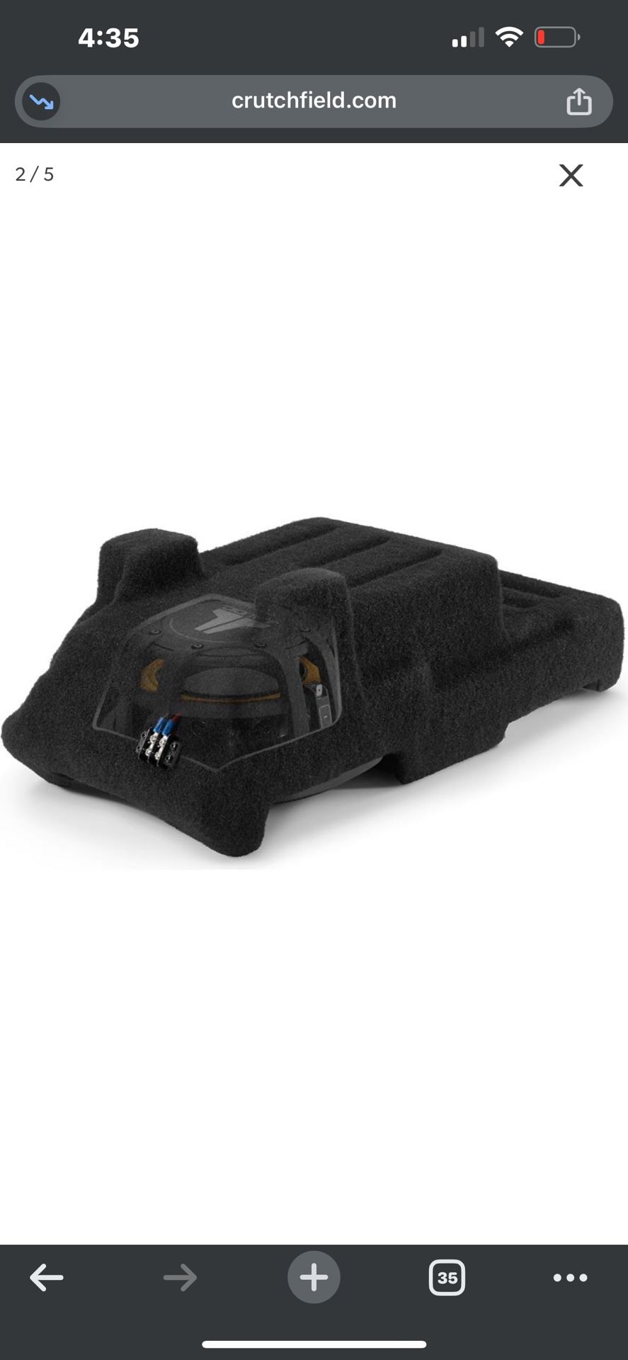 The JL Audio Stealthbox® custom-fit subwoofer delivers incredible bass in a package that takes up minimal space... Read more from Crutchfield writer,