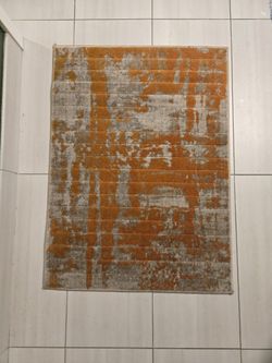 Turkish Burnt Orange/Grey Tones Rug