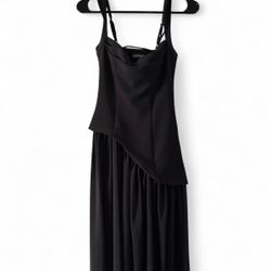 Black maxi Prom Dress