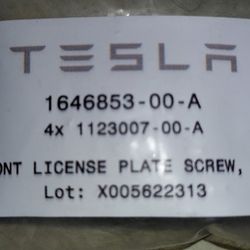 $15 TESLA PARTS (Pack includes 4 screws)