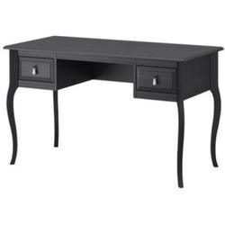  Edland French Gray Wooden Queen Anne Writing Desk