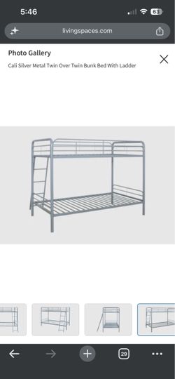 Metal bunk bed