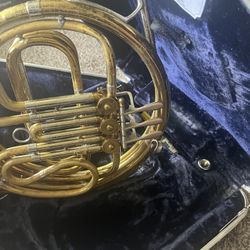 Slightly Dented French Horn 