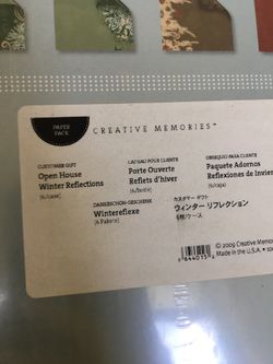 NIPCreative Memories 12x12 Designer Prints Winter Reflections 8 Sheet (6/case)