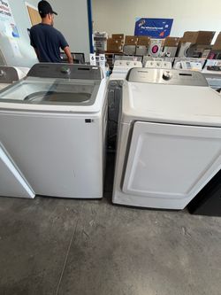 Samsung Top Load Washer and Dryer Set