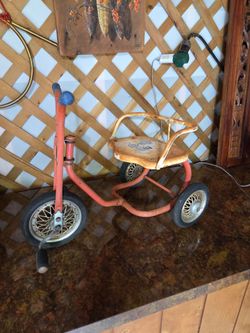 Tri Ang English Vintage 1960's Childs Tricycle Pedal Bike