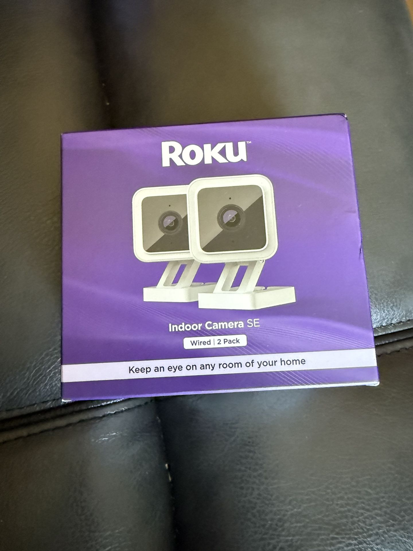 Roku Smart Home Indoor Camera SE (2-Pack) Wired Security Surveillance
