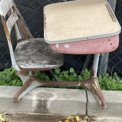 Antique Classroom Desk