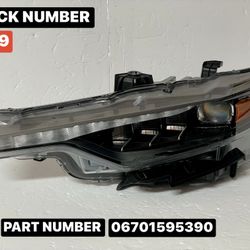 2021-2024 MASERATI LEVANTE OEM LH FULL LED HEADLIGHT. DRIVER SIDE