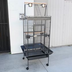 $155 (Brand New) Large 68” parrot bird cage for parakeets cockatiel chinchilla conure cockatoo lovebird parakeet