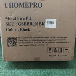 Metal fire pit