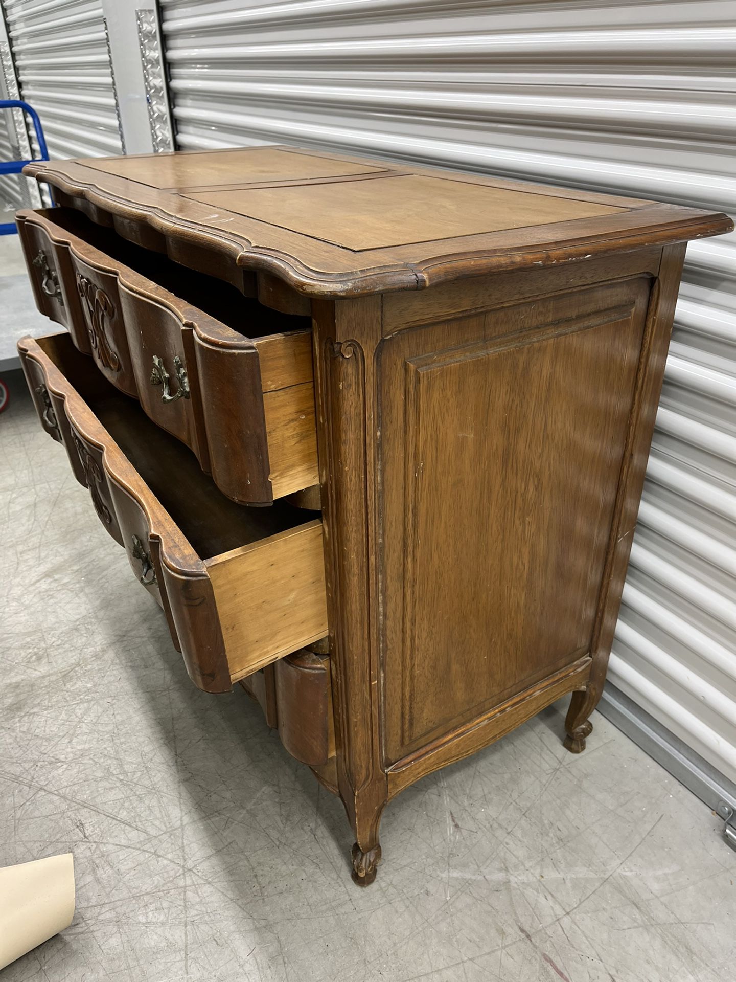 Antique 3 Draw Solid Wood Dresser 