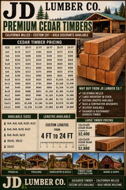 Premium Cedar Timbers