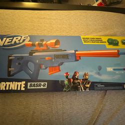 Nerf Fortnite BASR-R Blaster - 6 Official Nerf Darts 