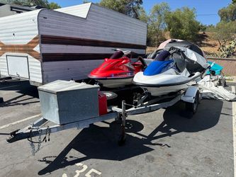 Two Kawasaki Jet Skis