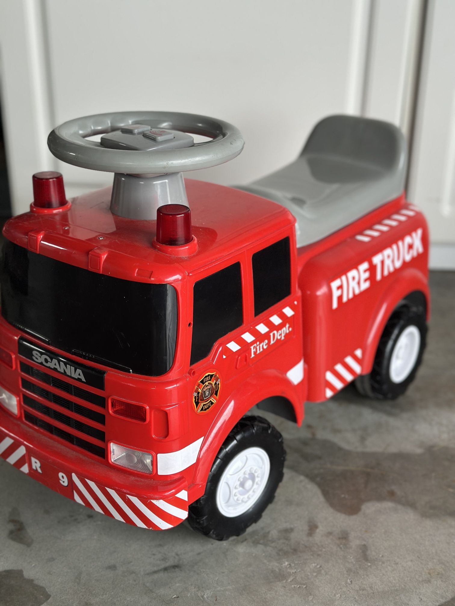 Fire truck ride on -toy