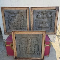 Set of three Ancient art