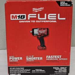 Milwaukee M18 FUEL 18V Brushless 1/2 in. Impact Wrench with Friction Ring Tool-Only  Brand New 