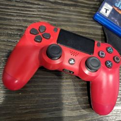 Ps4 Red Controller
