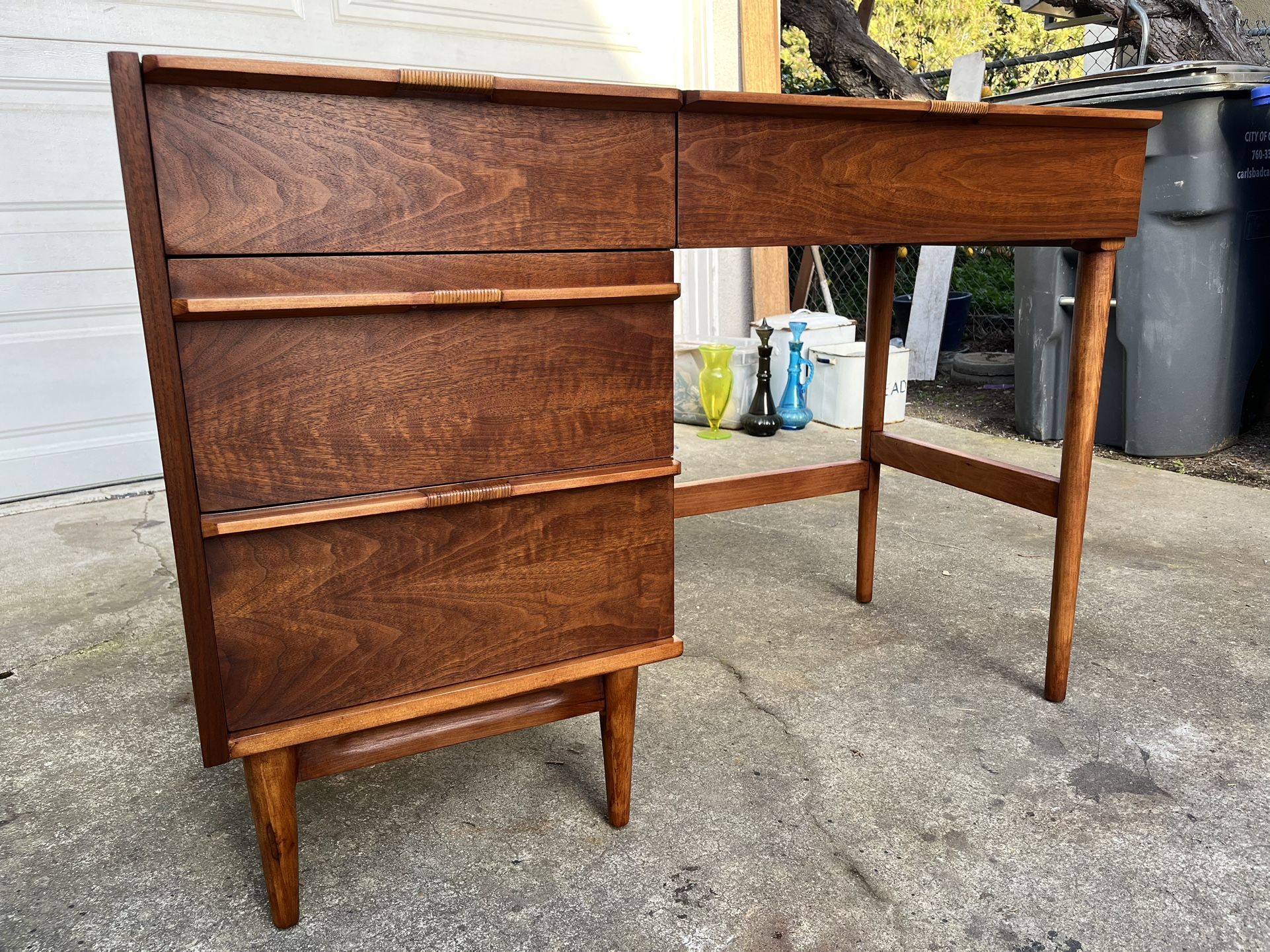 Gorgeous Mid Century Walnut Desk