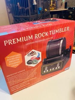 Brand New Kool Stone Premium Rock Tumbler. 1 LB of Rocks 2.5 lb Capacity. Great Gift