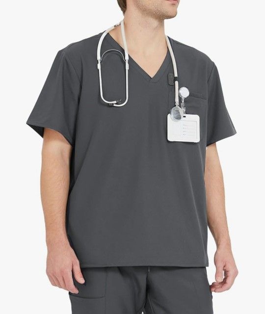 Ubon Vneck Men's Medical Scrub Top