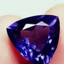 GGL Certified Natural Tanzanite 10.06 Ct Trillion Cut Loose Gemstone TN019