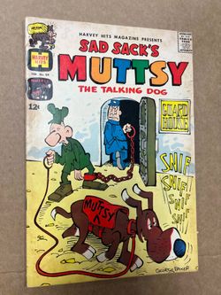 Sad Sack's Muttsy The Talking Dog #89 Harvey Hits 1964