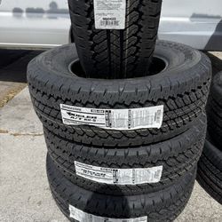 LT265/70R17 4 new tires Bridgestone Dueler A/T