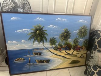 Caribbean Beach Painting