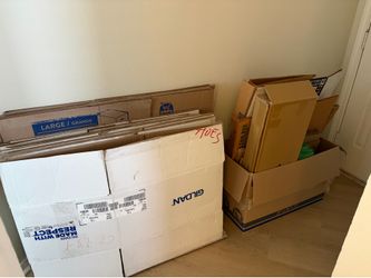 Used moving boxes