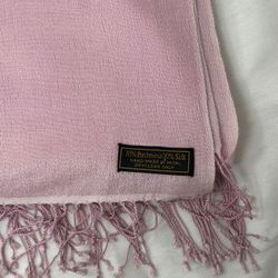 70% Pashmina 30% Silk shawl- Pink