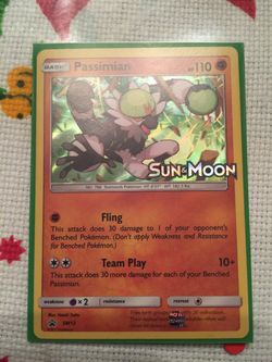 Pokemon sun & moon pre-release Passimian