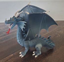 Schleich Blue Dragon Toy Figurine, from the World of History Knights series