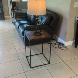 2 End Tables And 2 Lamps
