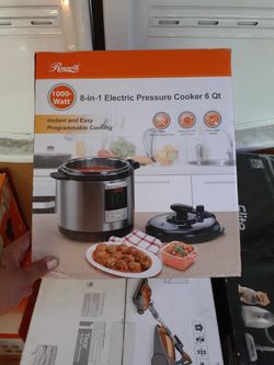 8-1 Electric Pressure Cooker 6qt