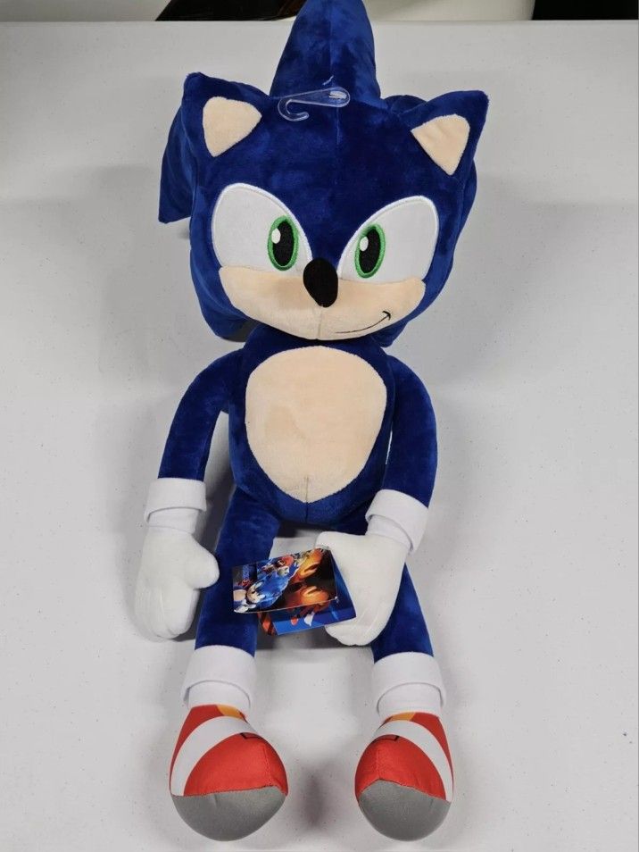 Sonic The Hedgehog Large 20" Plush From Sonic 3 Movie Exclusive