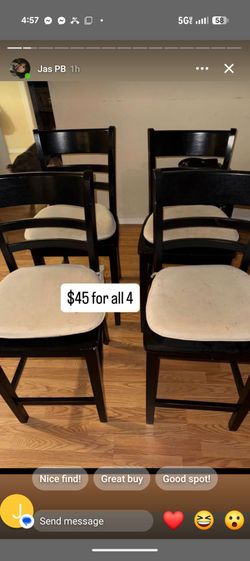 4 dining chairs