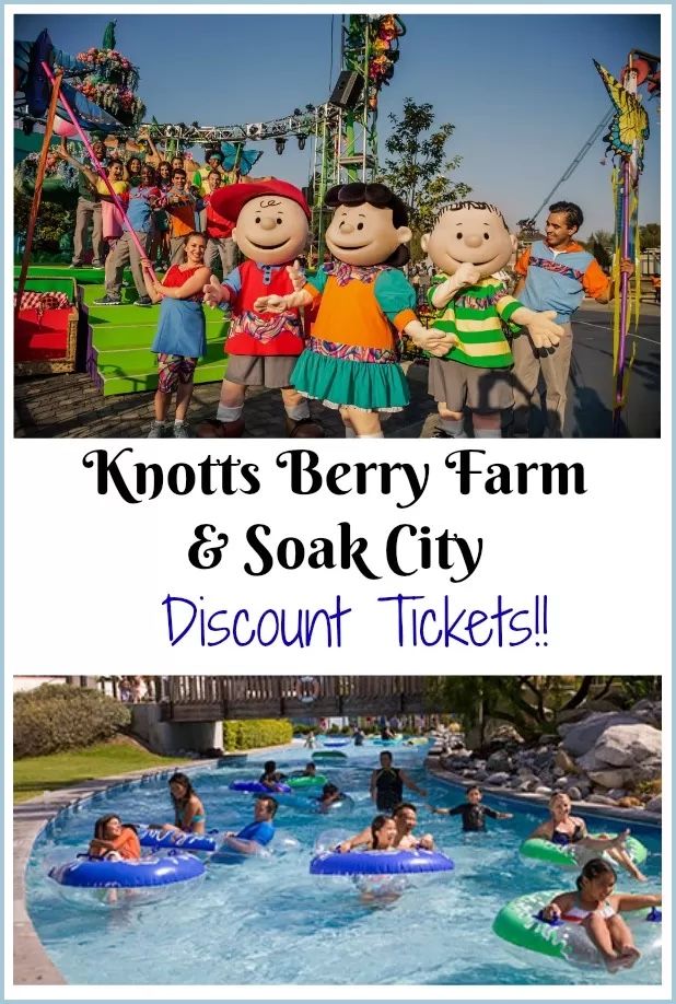 Knotts Berry Farm Tickets (Works For Six Flags Too!!!)