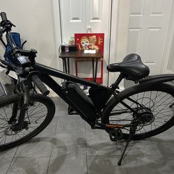 Black E-bike