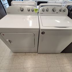Top Load Washer And Electric Dryer Set Used In Good Condition With 90days Warranty From $550 Up To 699 