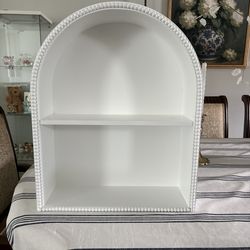 White Arched Shelves