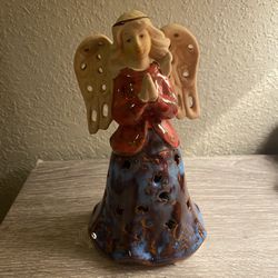 Stone glazed Angel bell Christmas collection by Lincolnshire. New in box. 